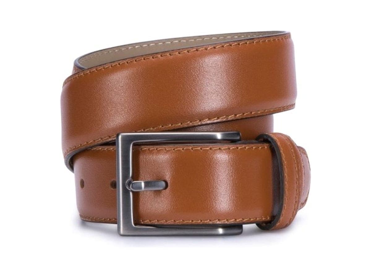 Burnished leather edge